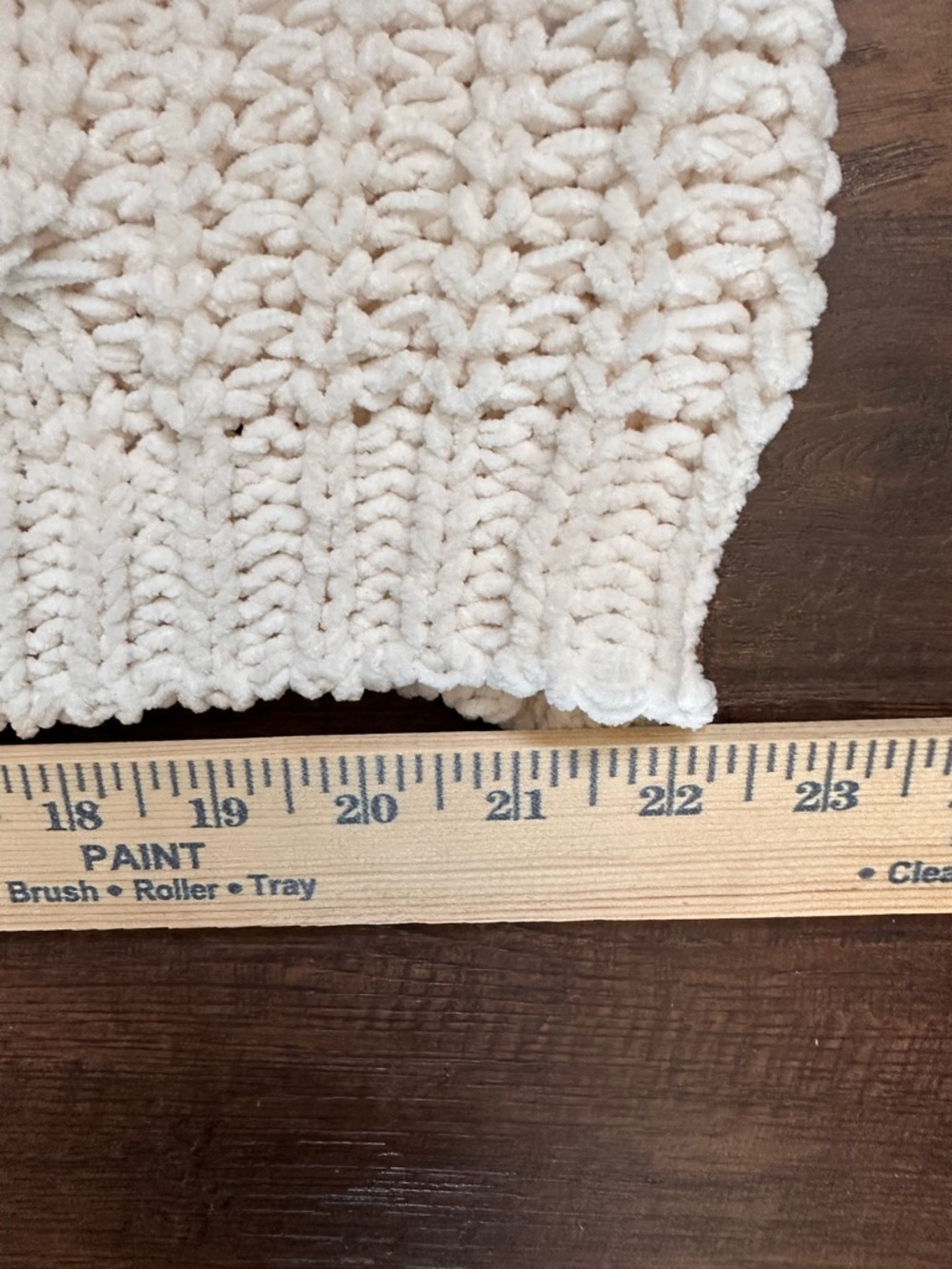 Aakaa Cream Knit Cardigan Sweater cable pattern on front SUPER SOFT M like new - Picture 12 of 17